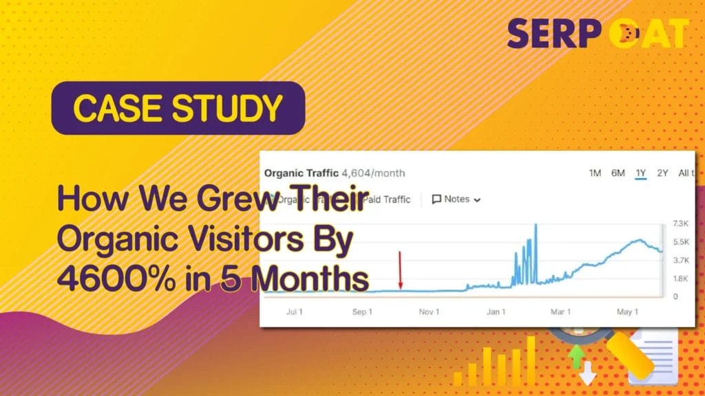 SEO Case Study Increase in Organic Visitors